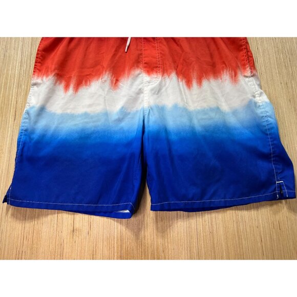 Old Navy - Men's Swim Short Printed Swimsuits - Red/Blue/White - Extra Large - Picture 16 of 16